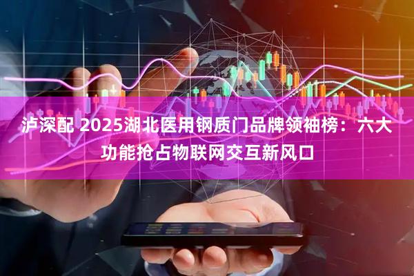 泸深配 2025湖北医用钢质门品牌领袖榜：六大功能抢占物联网交互新风口