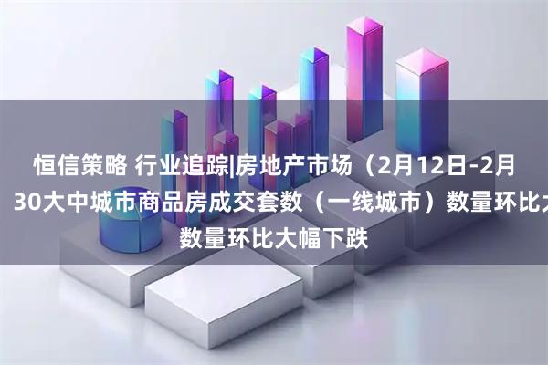 恒信策略 行业追踪|房地产市场（2月12日-2月18日）：30大中城市商品房成交套数（一线城市）数量环比大幅下跌